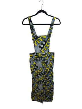 The Royal Native Groovy Boho African Wax Print Cotton Overalls